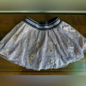 Disney Cruise Line Sea-Themed Purple Sequin Skirt